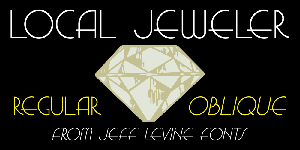 Local Jeweler JNL font