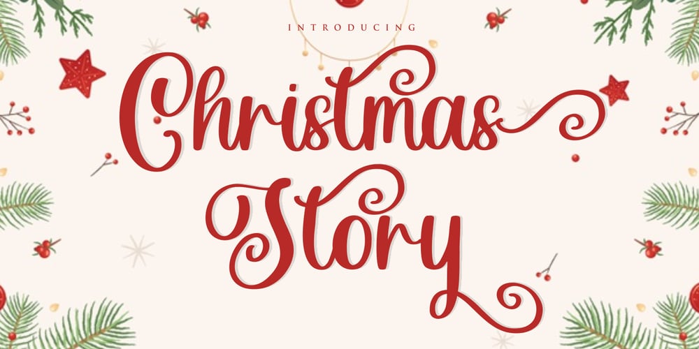 Christmas Story font