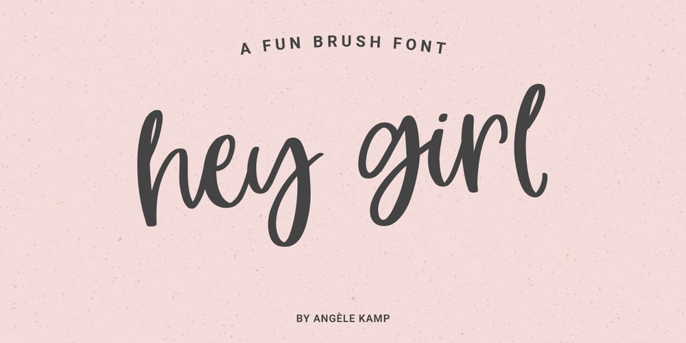 Hey Girl font