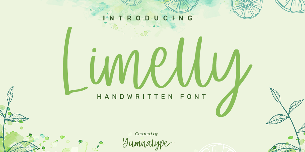 Limelly font