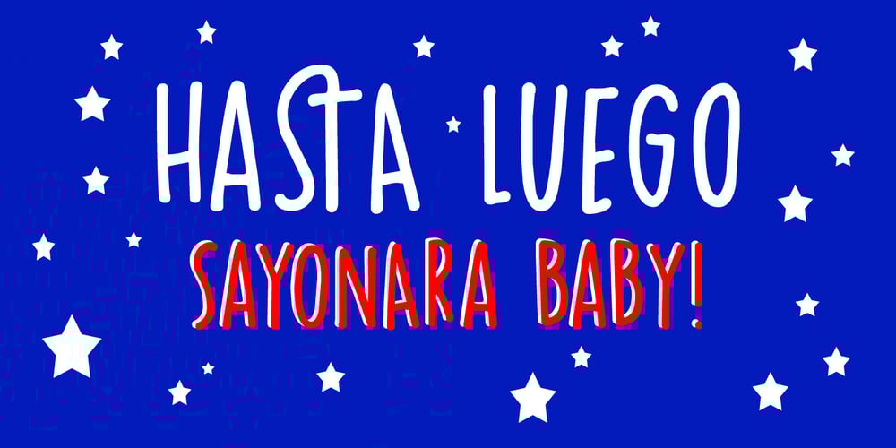 Hasta Luego font