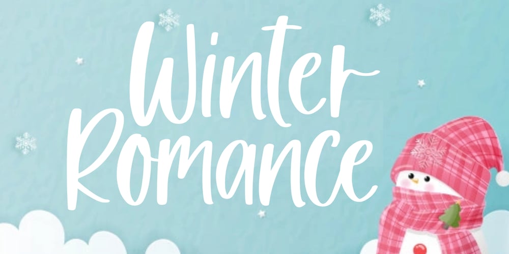 Winter Romance font