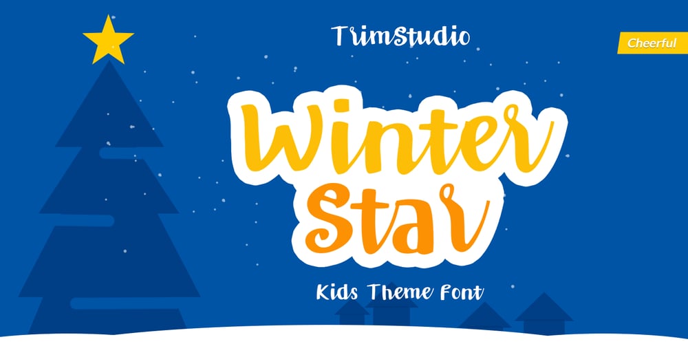 Winter Star font