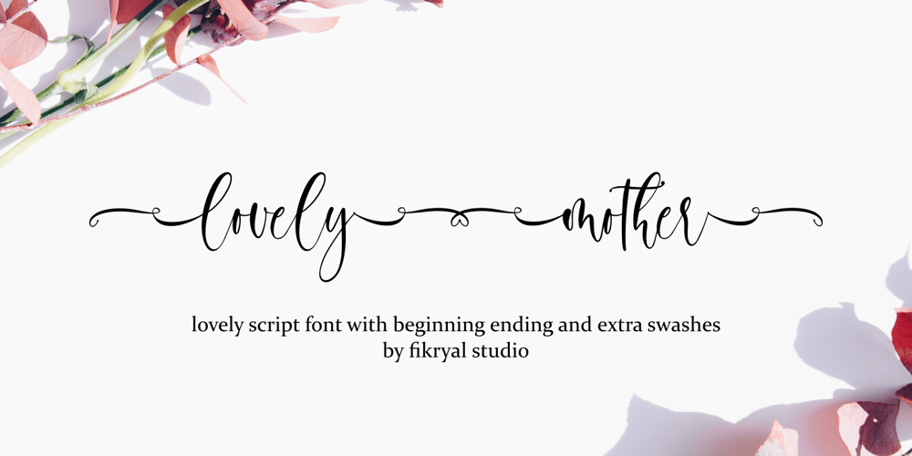 Lovely Mother font