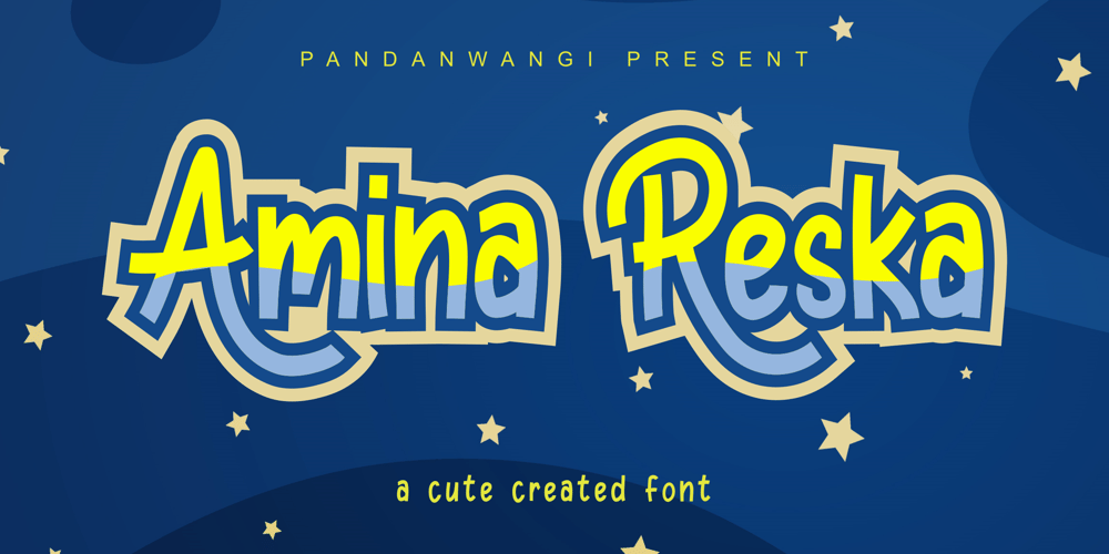 Amina Reska font