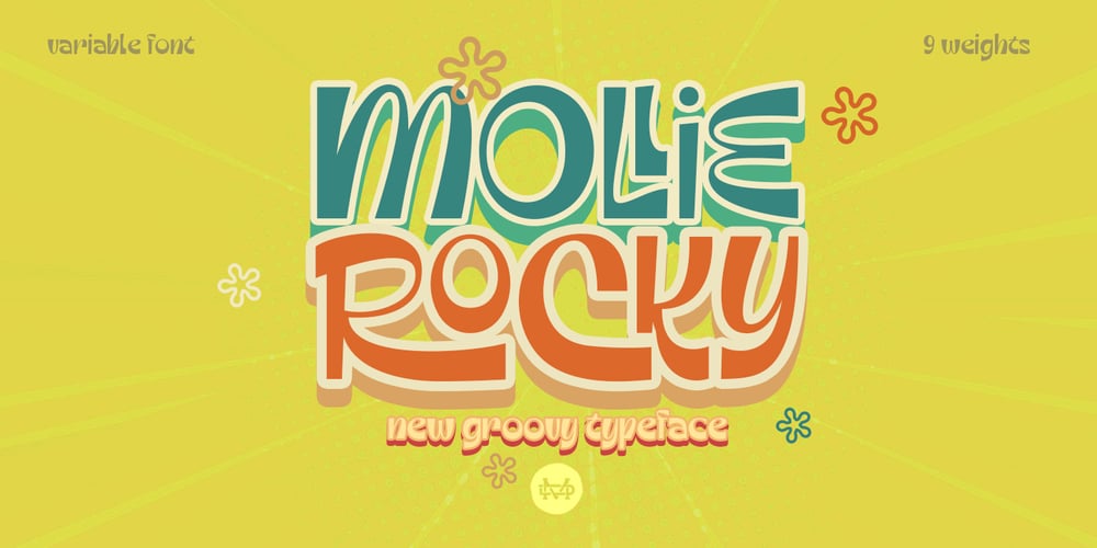 Mollie Rocky font