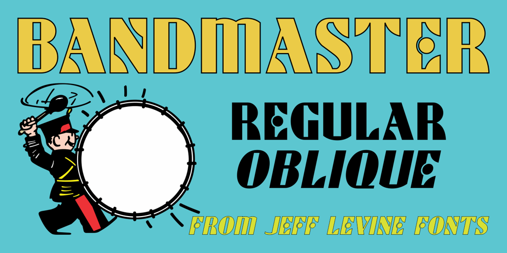 Bandmaster JNL font