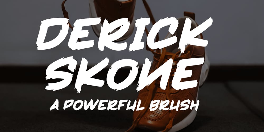Derick Skone font