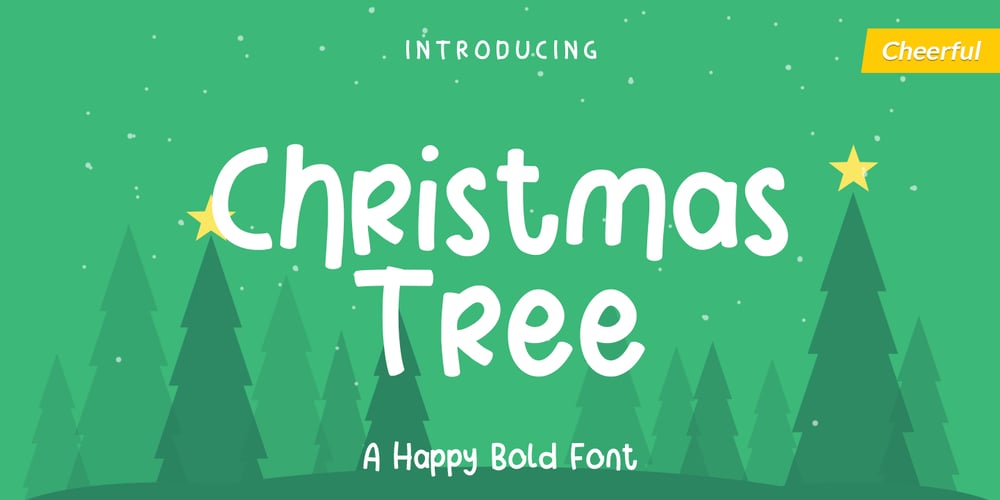 Christmas Tree font