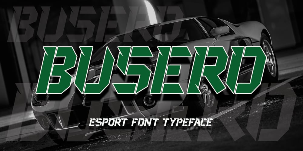 Busero font
