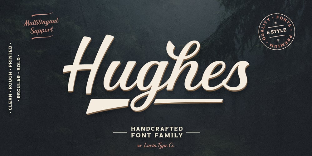 Hughes font