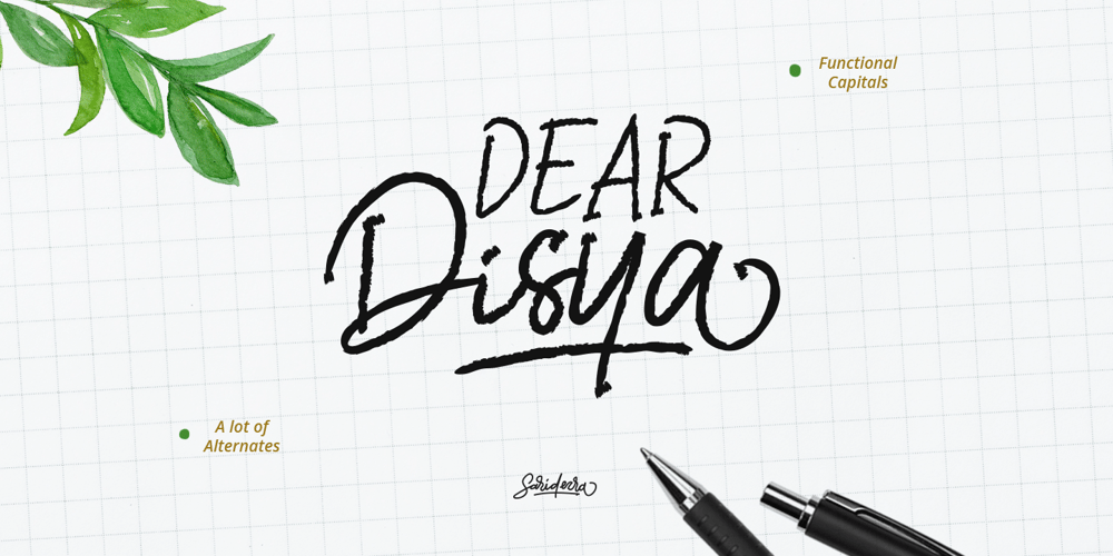 Dear Disya font