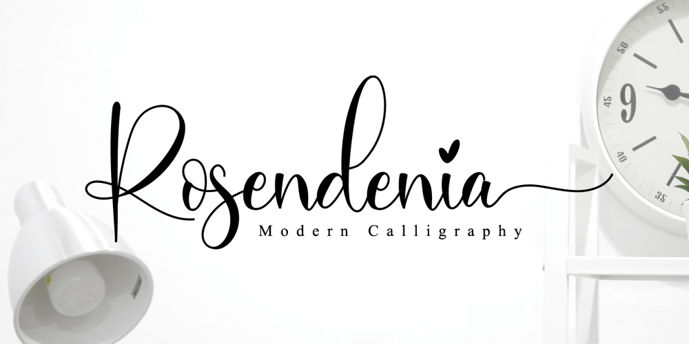 Rosendenia font
