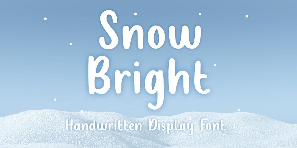 Snow Bright font