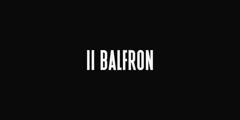 II Balfron font