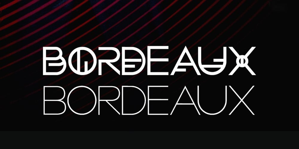 Bordeaux Nova font