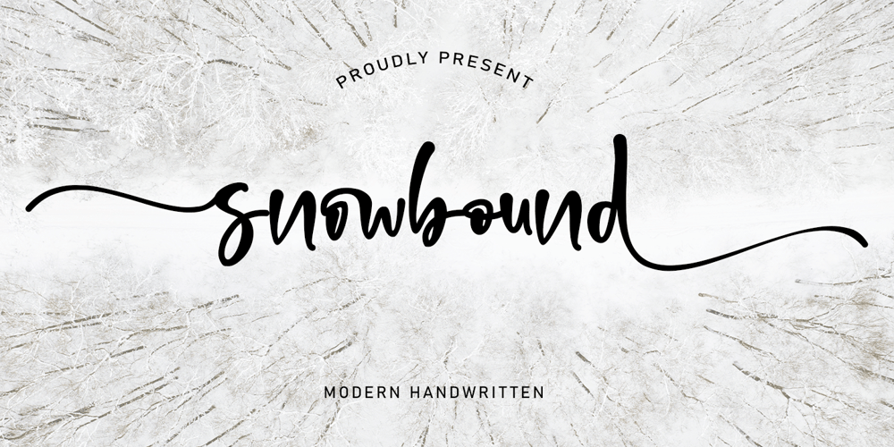 Snowbound font