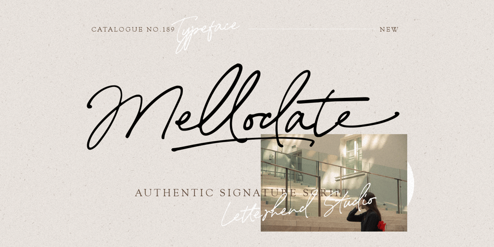Mellodate font