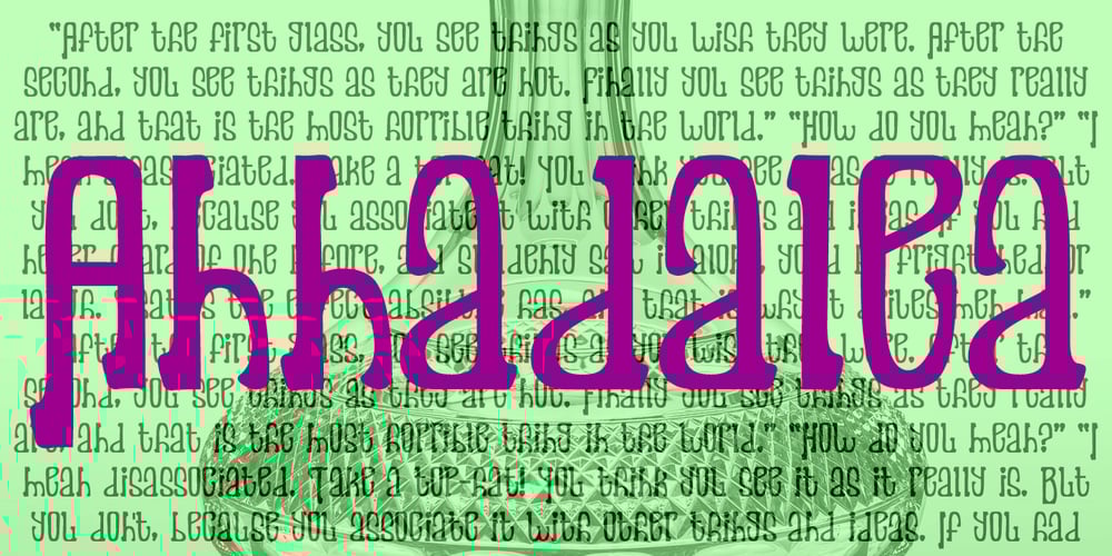 Annadalea font