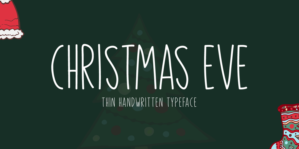 Christmas Eve font