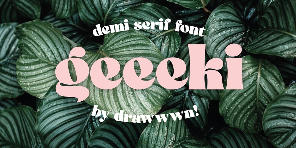 Geeeki font