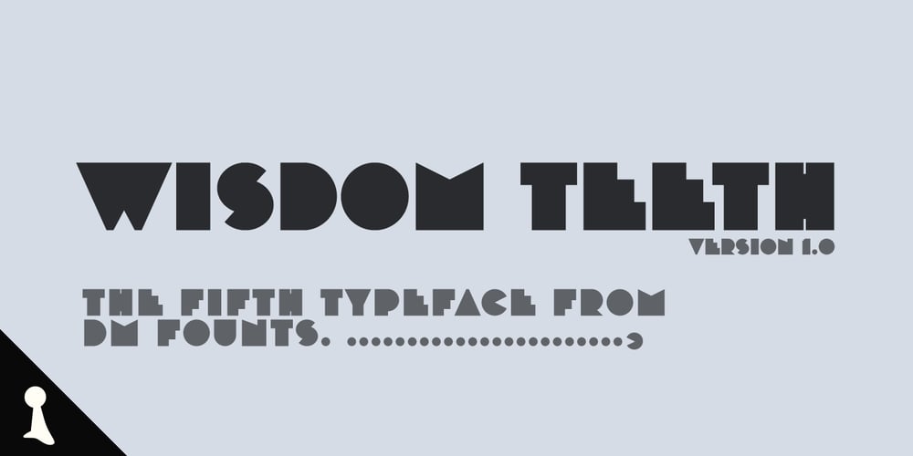 Wisdom Teeth font