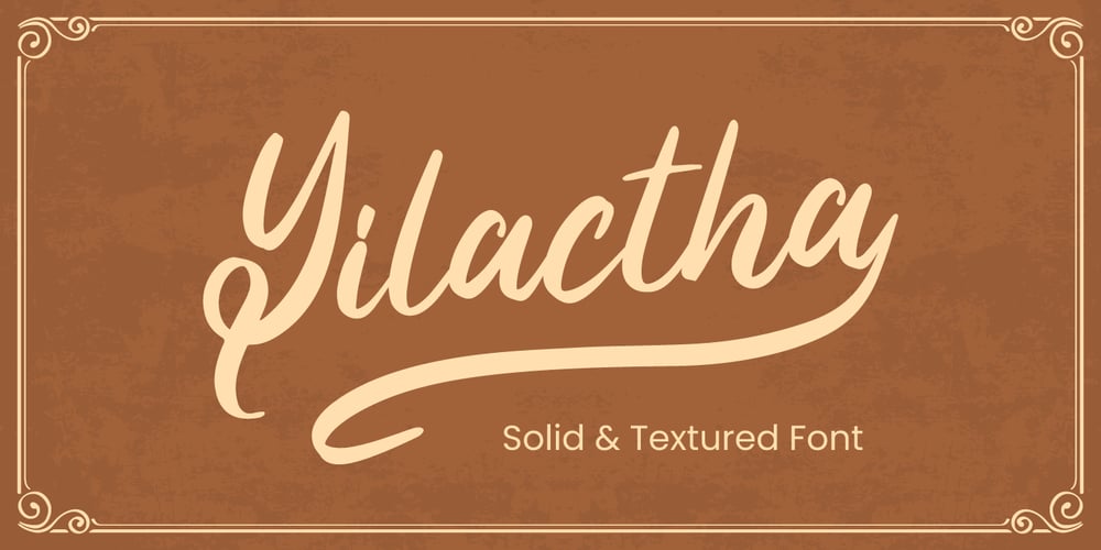 Yilactha font