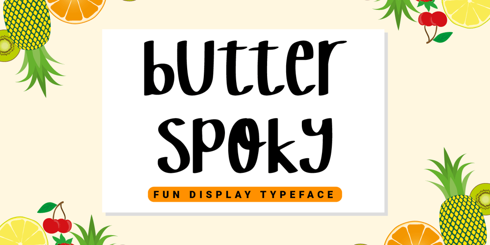 Butter Spoky font