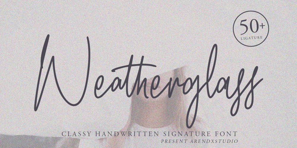 Weatherglass font