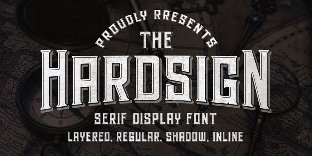 Hardsign font