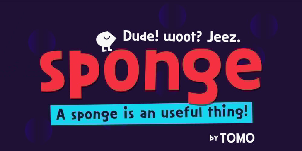 TOMO Sponge font