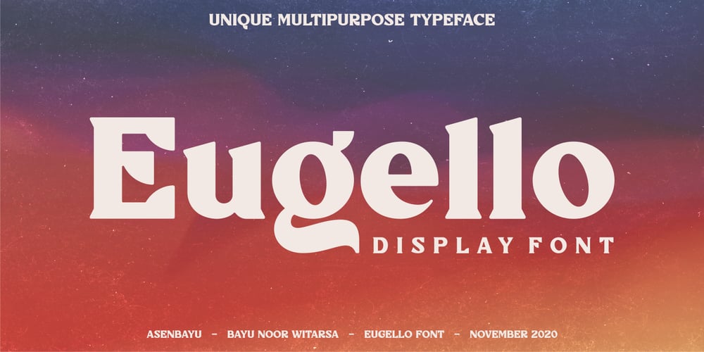 Eugello font