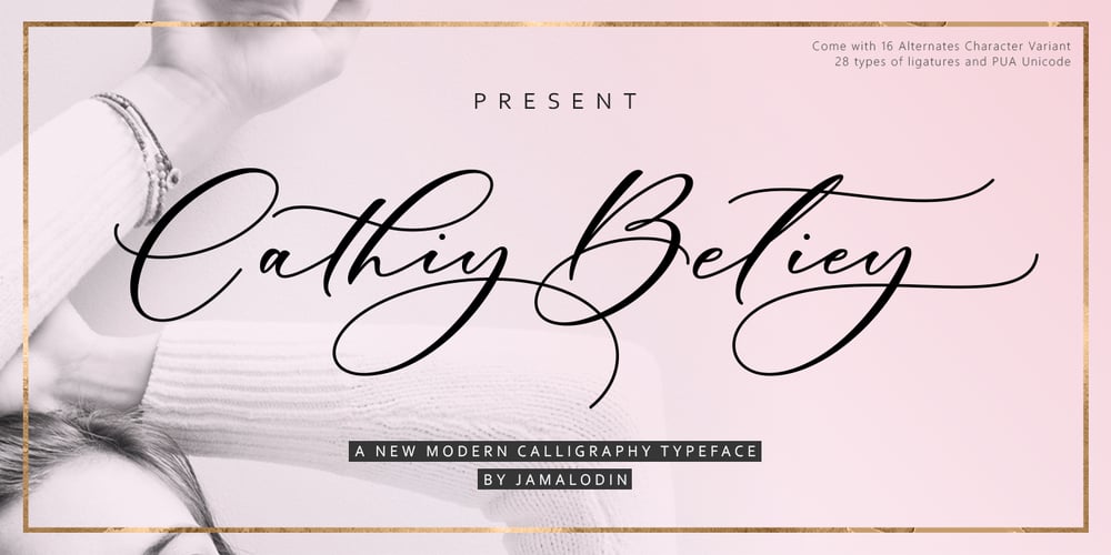 Cathiy Betiey font