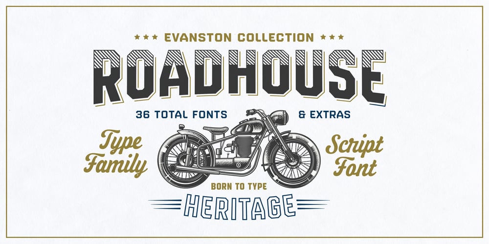 Roadhouse font
