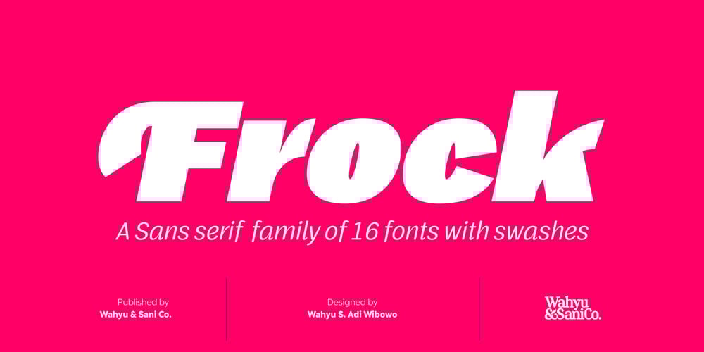 Frock font