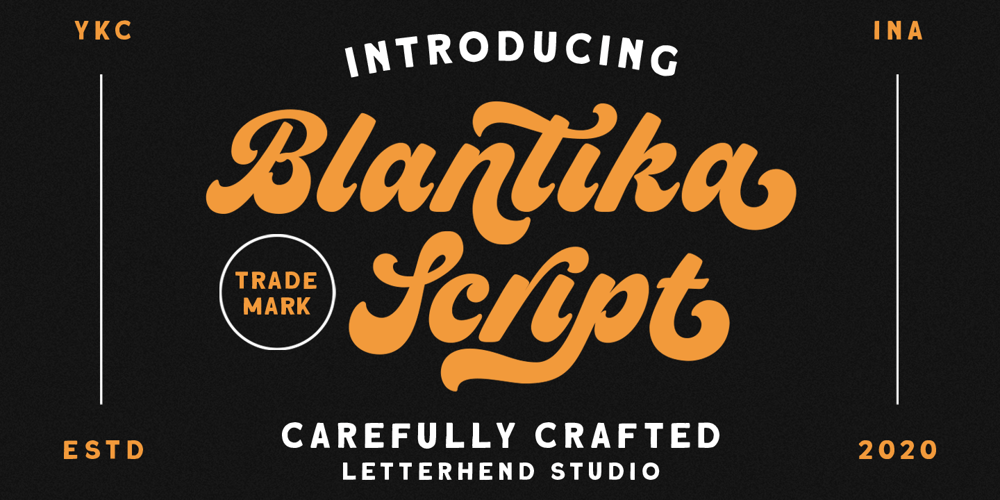 Blantika font