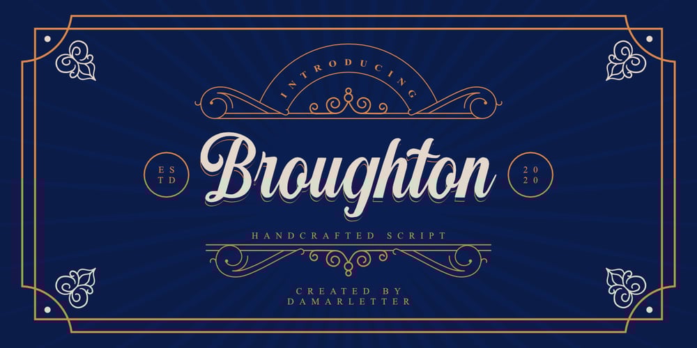 Broughton font