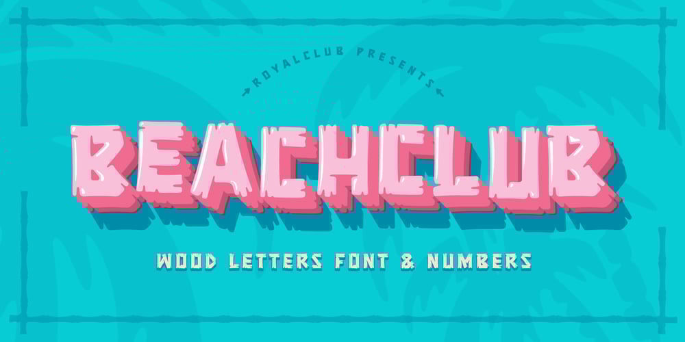 Beachclub font