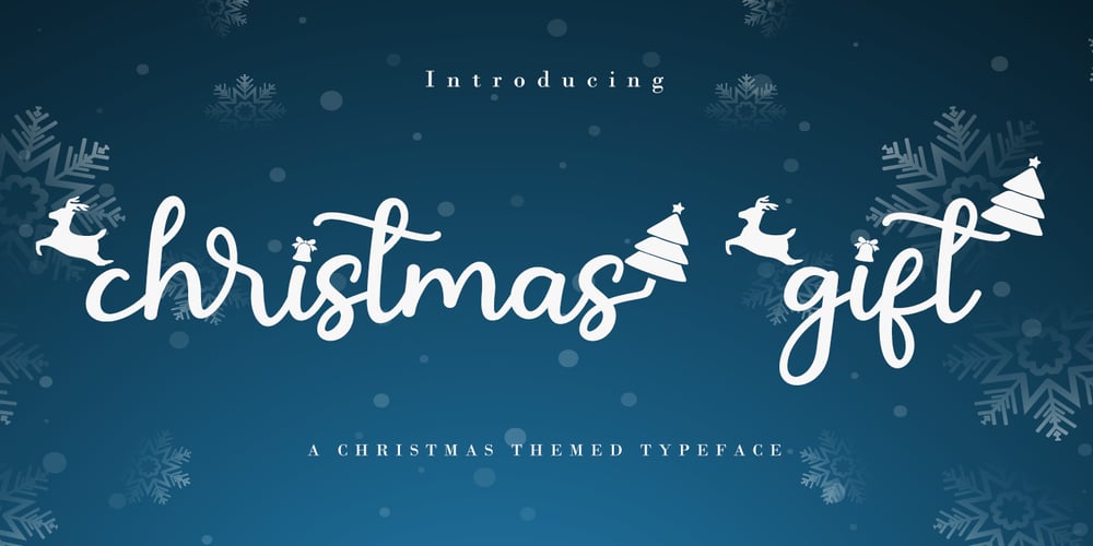 Christmas Gift font