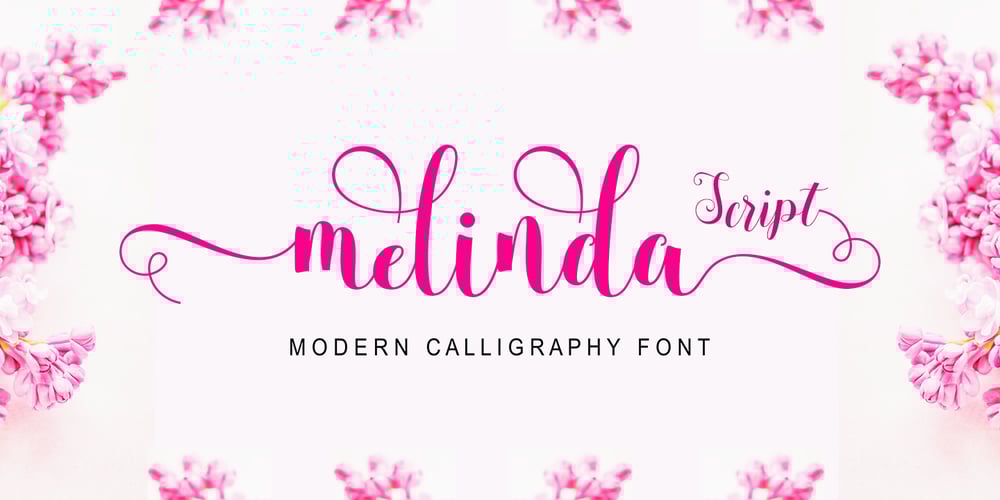 Melinda Script font