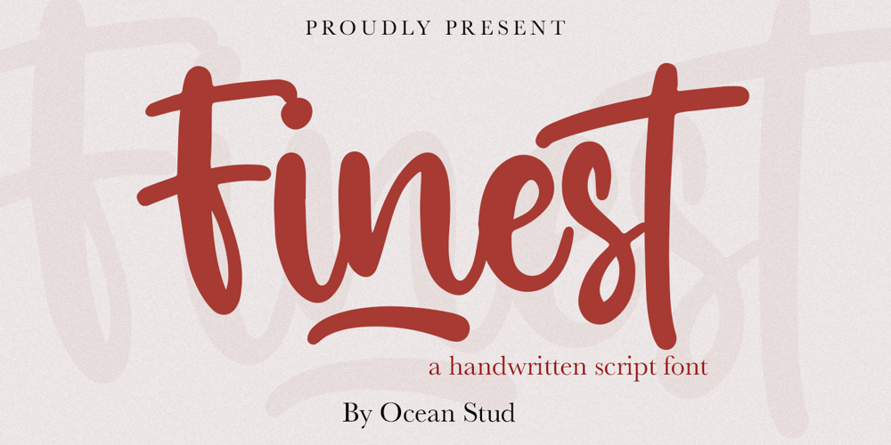 Finest font