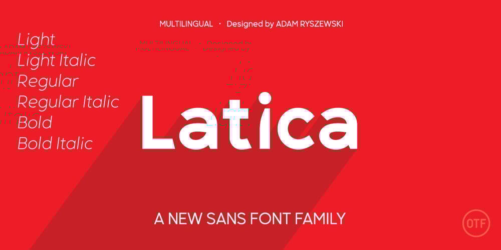 Latica font