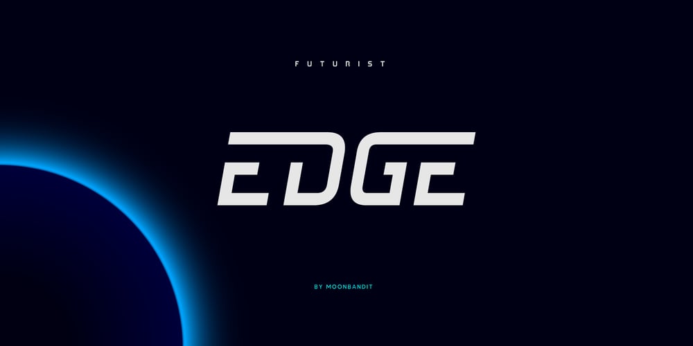 MBF Futurist Edge font