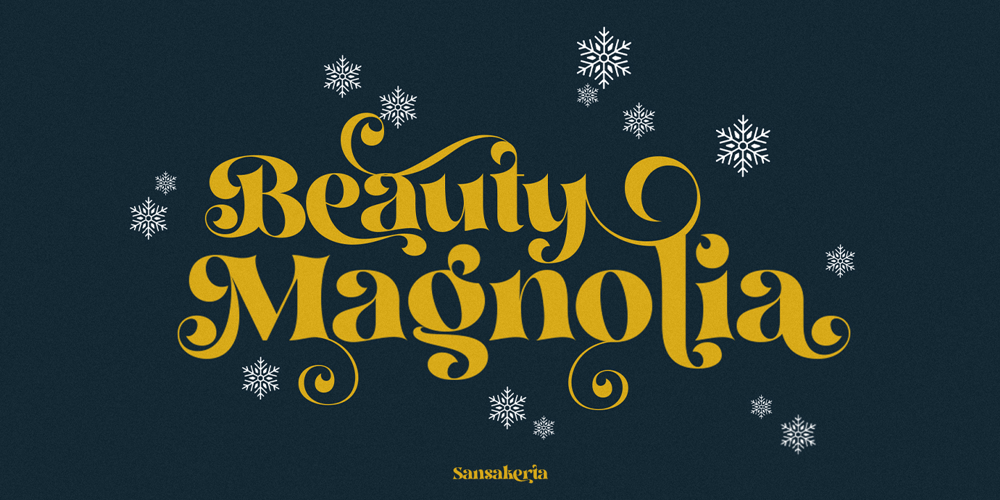 Beauty Magnolia font