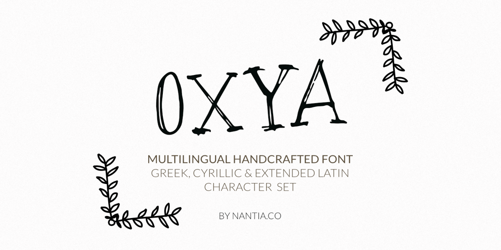 Oxya font
