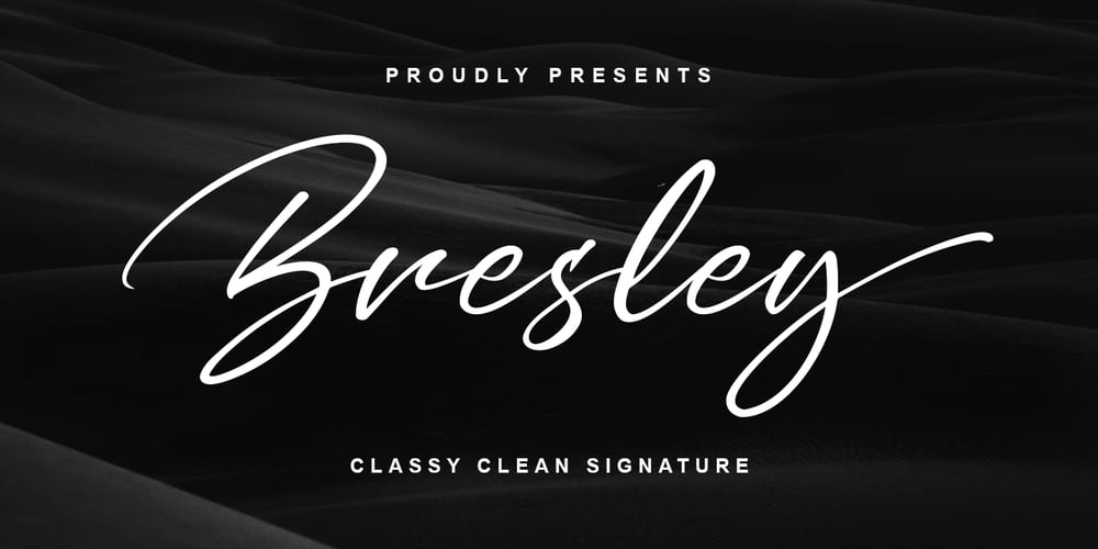 Bresley font