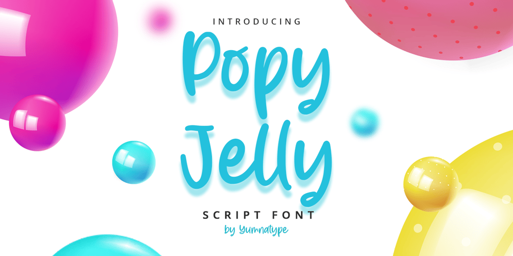 Popy Jelly font
