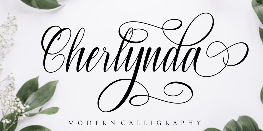 Cherlynda font
