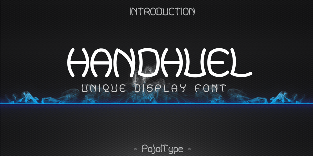 Handhuel font