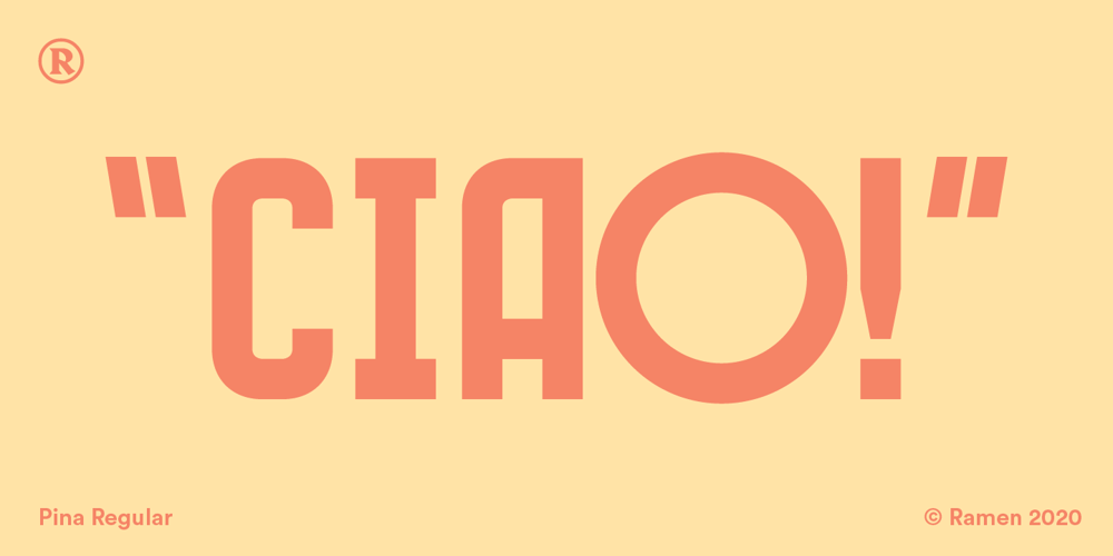 Pina font